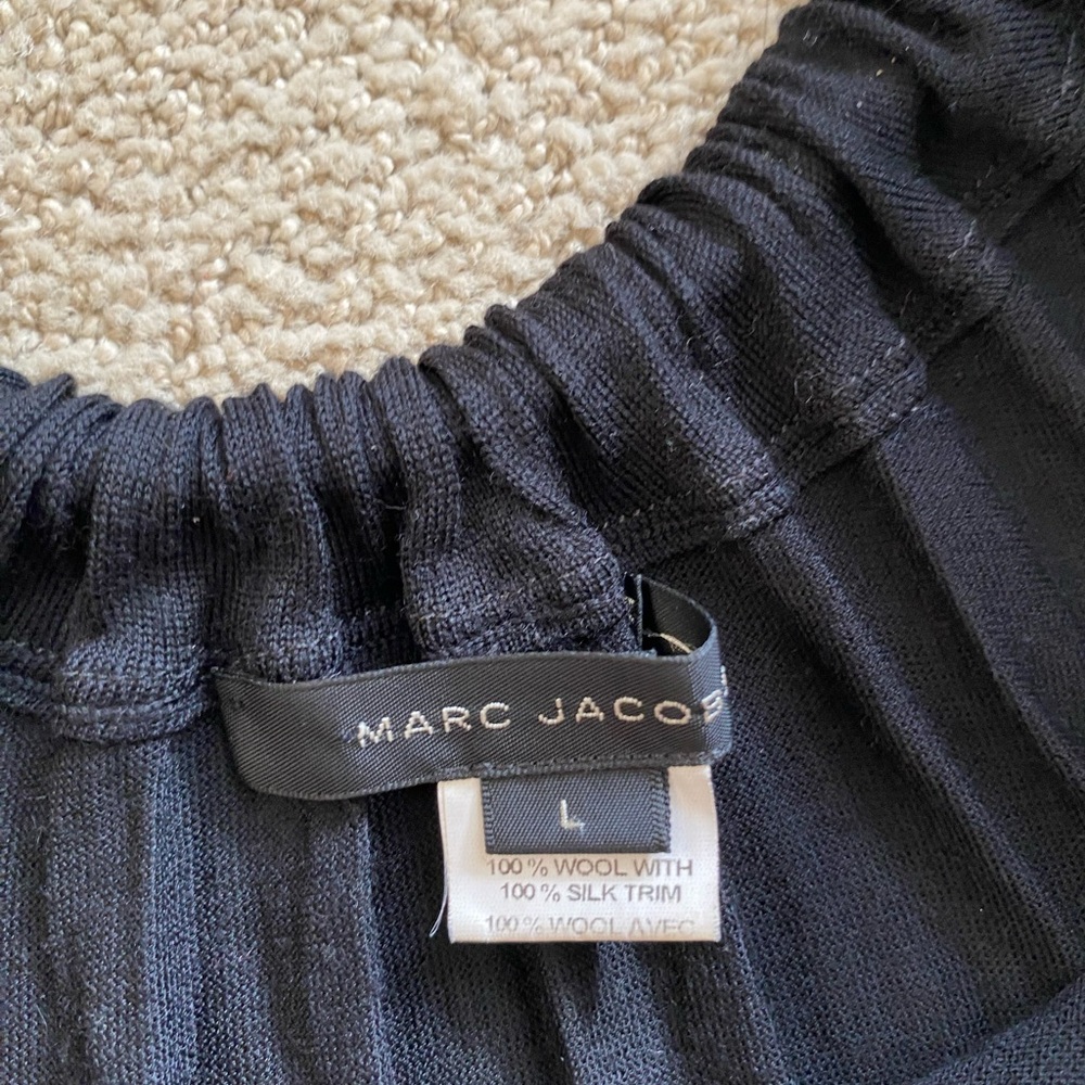 Marc Jacobs wool silk tunic top large - Picture 2 of 2